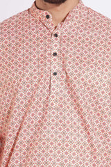 Exotic Print Pink Color Kurta