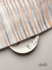 Exotic Self Pattern Fine 100% Khadi Fabric