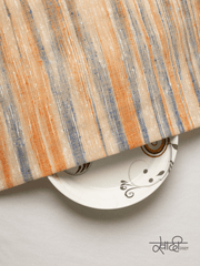 Exotic Traditional Self Pattern Fine 100%Khadi Fabric