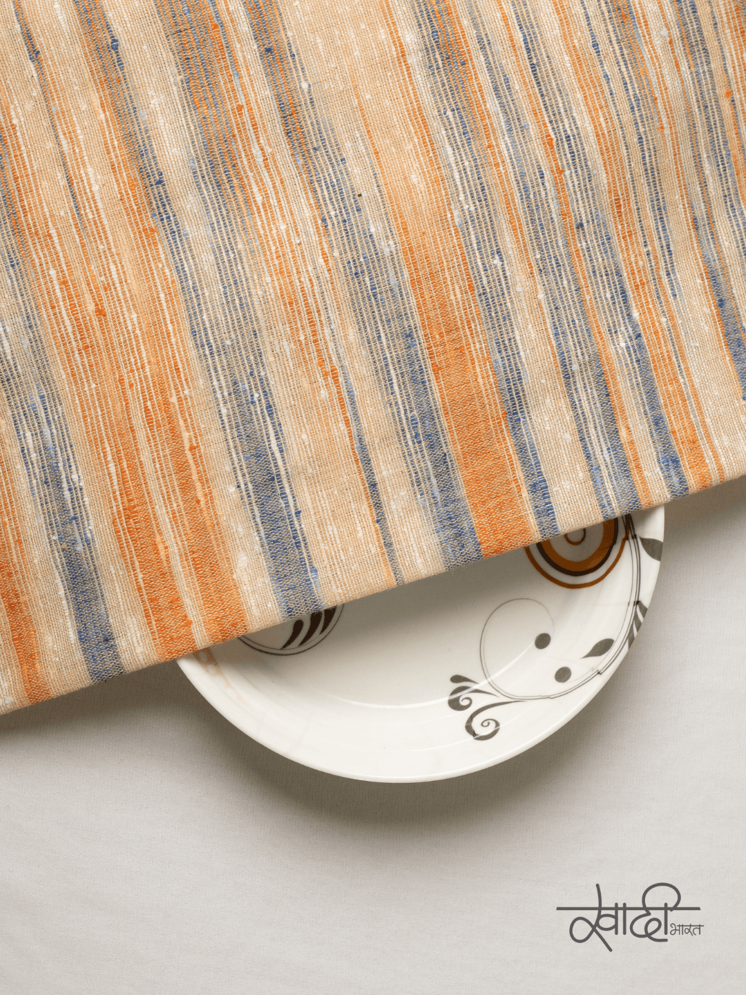 Exotic Self Pattern Fine 100% Khadi Fabric Exotic Self Pattern Fine 100% Khadi Fabric