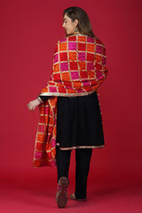 Ethnic  Handloom Phulkari Dupatta DP-02