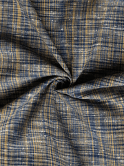 Green Color Self Pattern Traditional Khadi Fabric