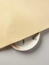 Small Plain Line White & Yellow Traditional Khadi Fabric