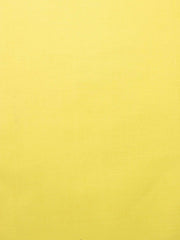 Lemon Colour Plain Fine 100% Khadi Fabric
