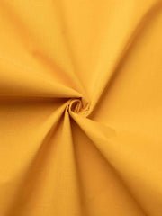 Yellow Colour Plain Fine 100% Khadi Fabric