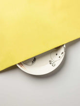 Lemon Colour Plain Fine 100% Khadi Fabric