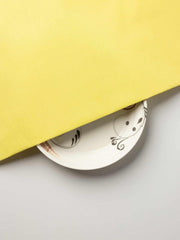 Lemon Colour Plain Fine 100% Khadi Fabric