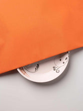 Saffron Colour Plain Fine 100% Khadi Fabric