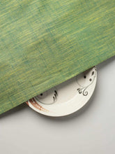 Parrot Green Color Traditional Pattern Khadi Fabric