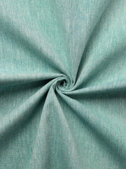 Sea Green Color Traditional Pattern Cotton Khadi Fabric