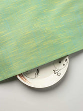 Light Green Color Traditional Pattern Khadi Fabric