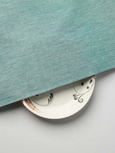 Sea Green Color Traditional Pattern Cotton Khadi Fabric