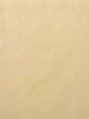 Small Plain Line White & Yellow Traditional Khadi Fabric