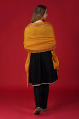 High Quality Embroidered Pure Woolen Shawl ST-08