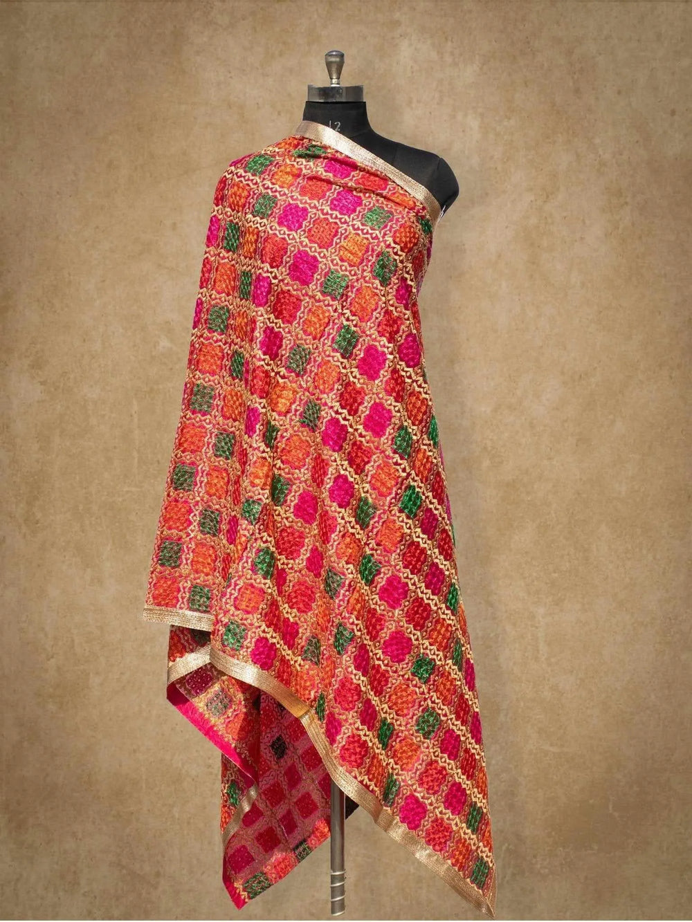 Stunning Handloom Phulkari Dupatta DP-05