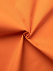 Saffron Colour Plain Fine 100% Khadi Fabric