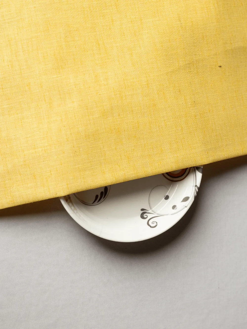 Lemon Trending Self Pattern Khadi Fabric