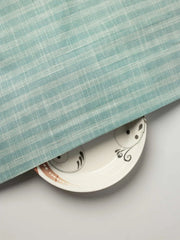 Pista Color Traditional Pattern Khadi Fabric