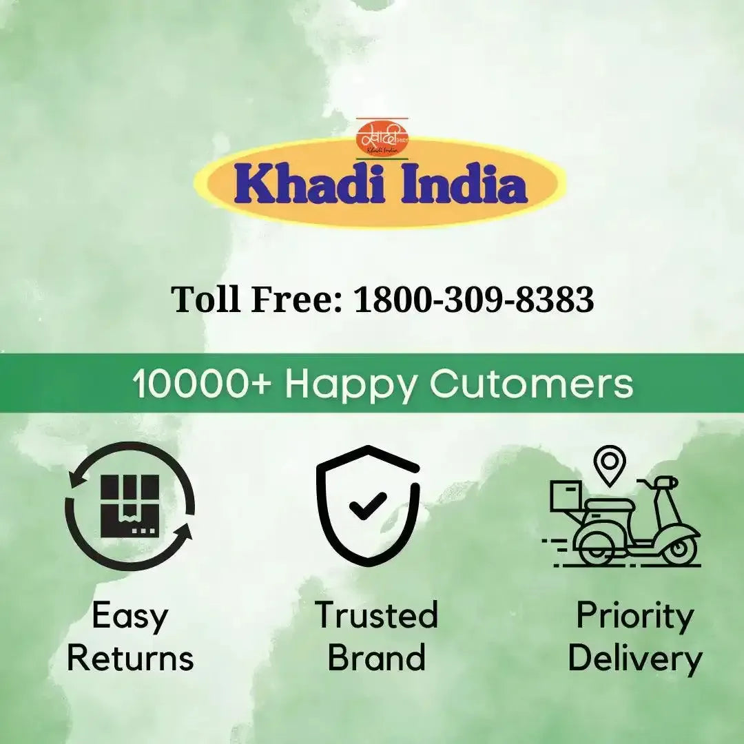 Vibrant Self Pattern Pure 100% Khadi Fabric