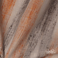 Khadi Kurta Pajama Fabric Combo Set - Unstitched Off Brown Traditional Khadi