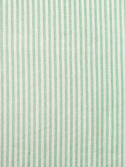 White & Green Big Line Trending Khadi Fabric