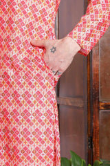 Luxurious Print Kurta Multi Color