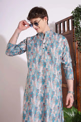 Elegant Print Kurta