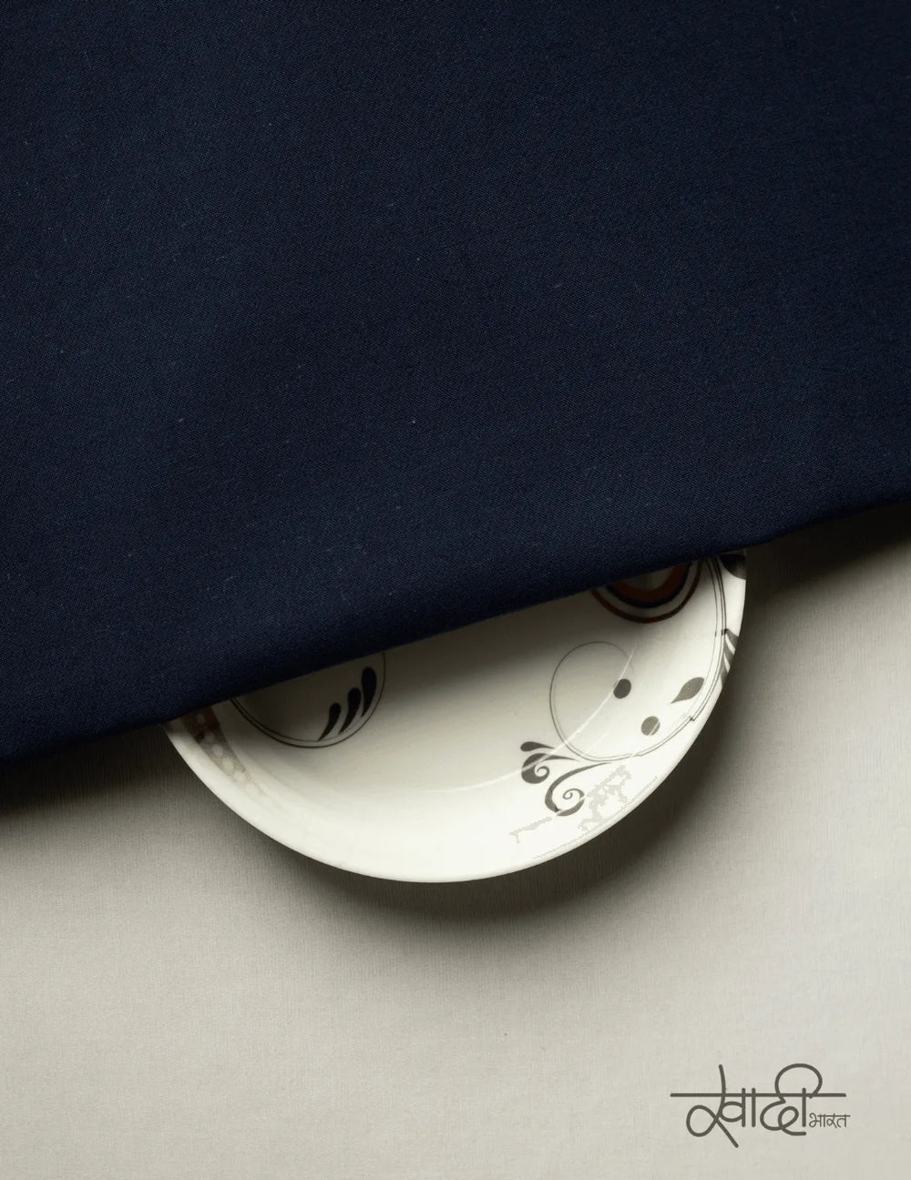 Khadi Pant Cloth in Blue Color (KP-207)