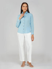 Women's Khadi Shirt Dusky Rose Pink