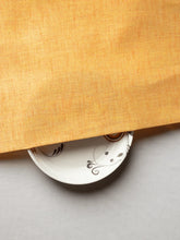 Light Orange Color Plain Traditional Khadi