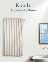 100% Cotton Khadi Towel Multi Check