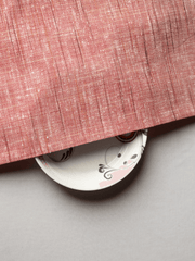 Radish Pink Color Traditional Pattern Cotton Khadi