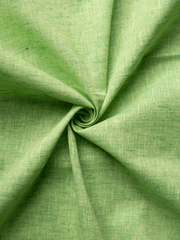 Greenish Yellow Color Plain Traditional Khadi