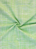 Green Color Self Pattern Traditional Cotton Khadi Fabric (34 Inch Width)