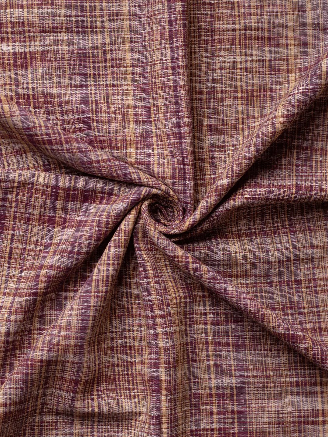 Ethnic Maroon Self Pattern Pure Khadi Fabric Ethnic Maroon Self Pattern Pure Khadi Fabric