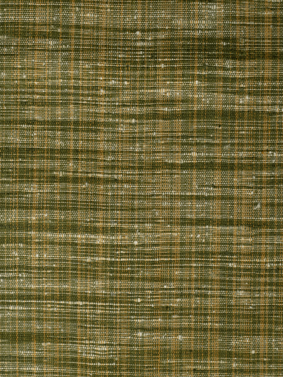 Traditional Greenish Cotton Khadi Fabric Traditional Greenish Cotton Khadi Fabric