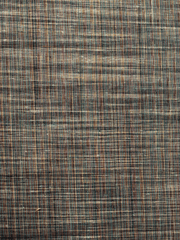 Bluish Gray Traditional Pattern Pure Khadi Fabric