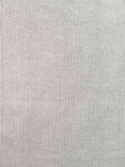 Small Plain Line White & Grey Traditional Khadi Fabric
