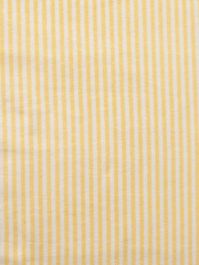 White & Yellow Big Line Trending Khadi Fabric