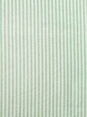 White & Green Big Line Trending Khadi Fabric