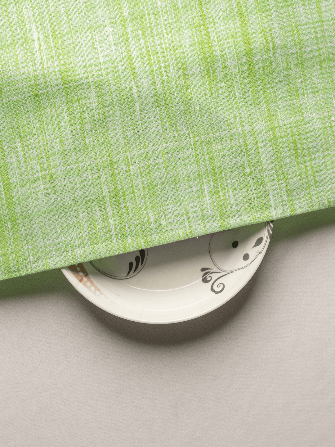 Green Color Self Pattern Traditional Khadi Fabric Green Color Self Pattern Traditional Khadi Fabric