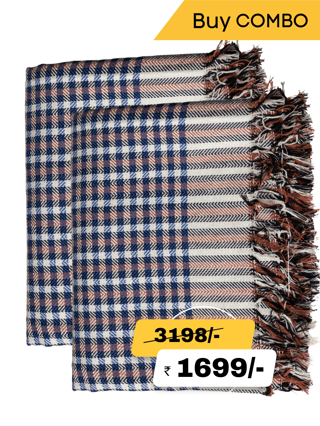 All Season - Hand Woven Khadi Blankets, Khes, Throw All Season - Hand Woven Khadi Blankets, Khes, Throw