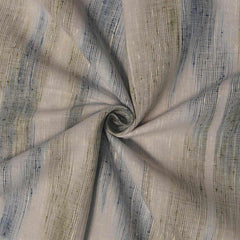 Khadi Kurta Pajama Fabric Combo Set - Unstitched Off Blue Traditional Khadi