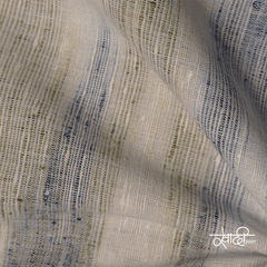 Khadi Kurta Pajama Fabric Combo Set - Unstitched Off Blue Traditional Khadi