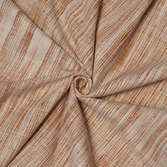 Khadi Kurta Pajama Fabric Combo Set - Unstitched Brown Traditional Khadi