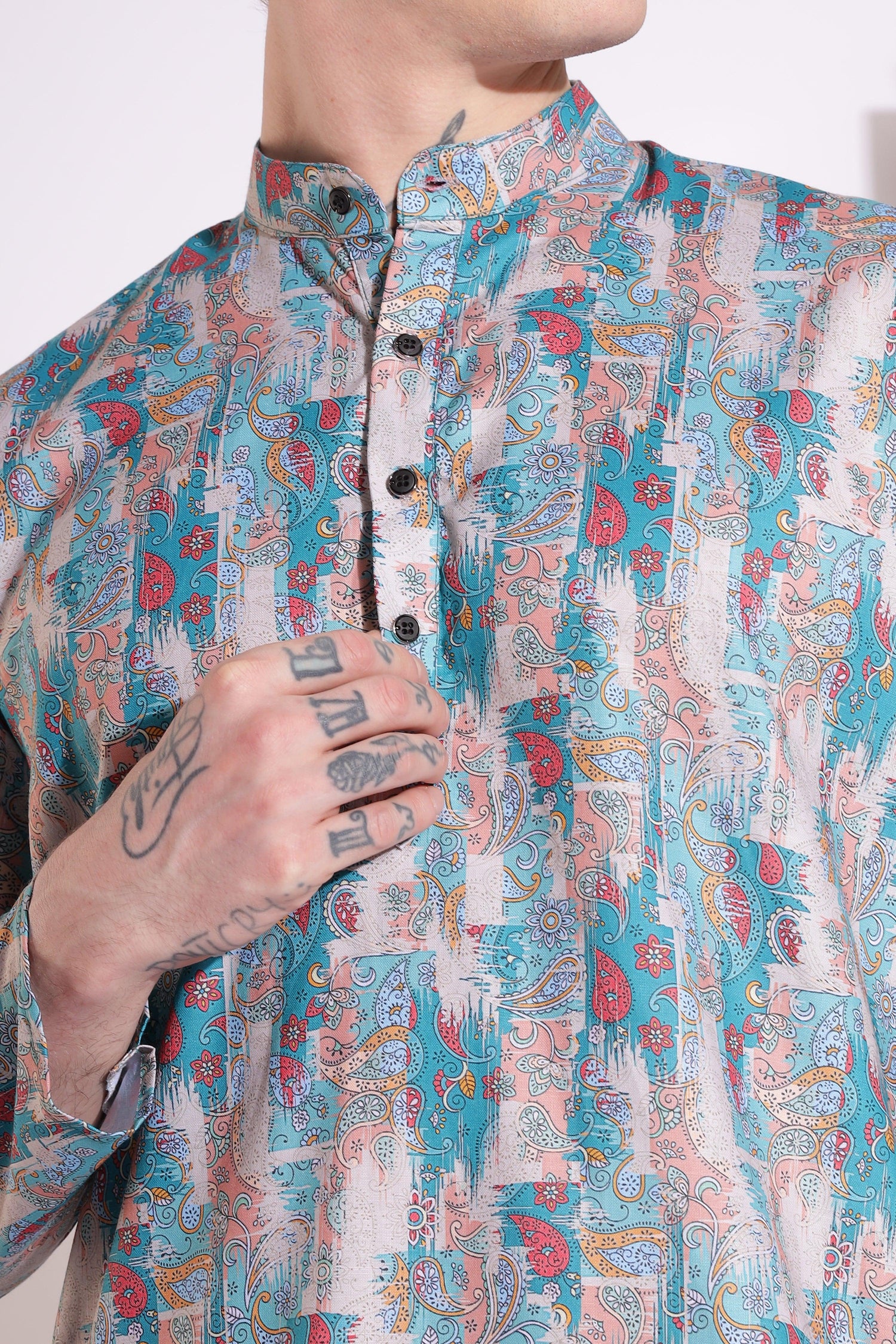 Printed Khadi Kurtas - Handwoven Ethnic Styles