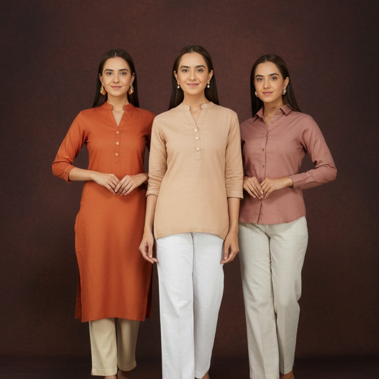 Women Khadi Clothing Collection - Handwoven Ethnic Wear