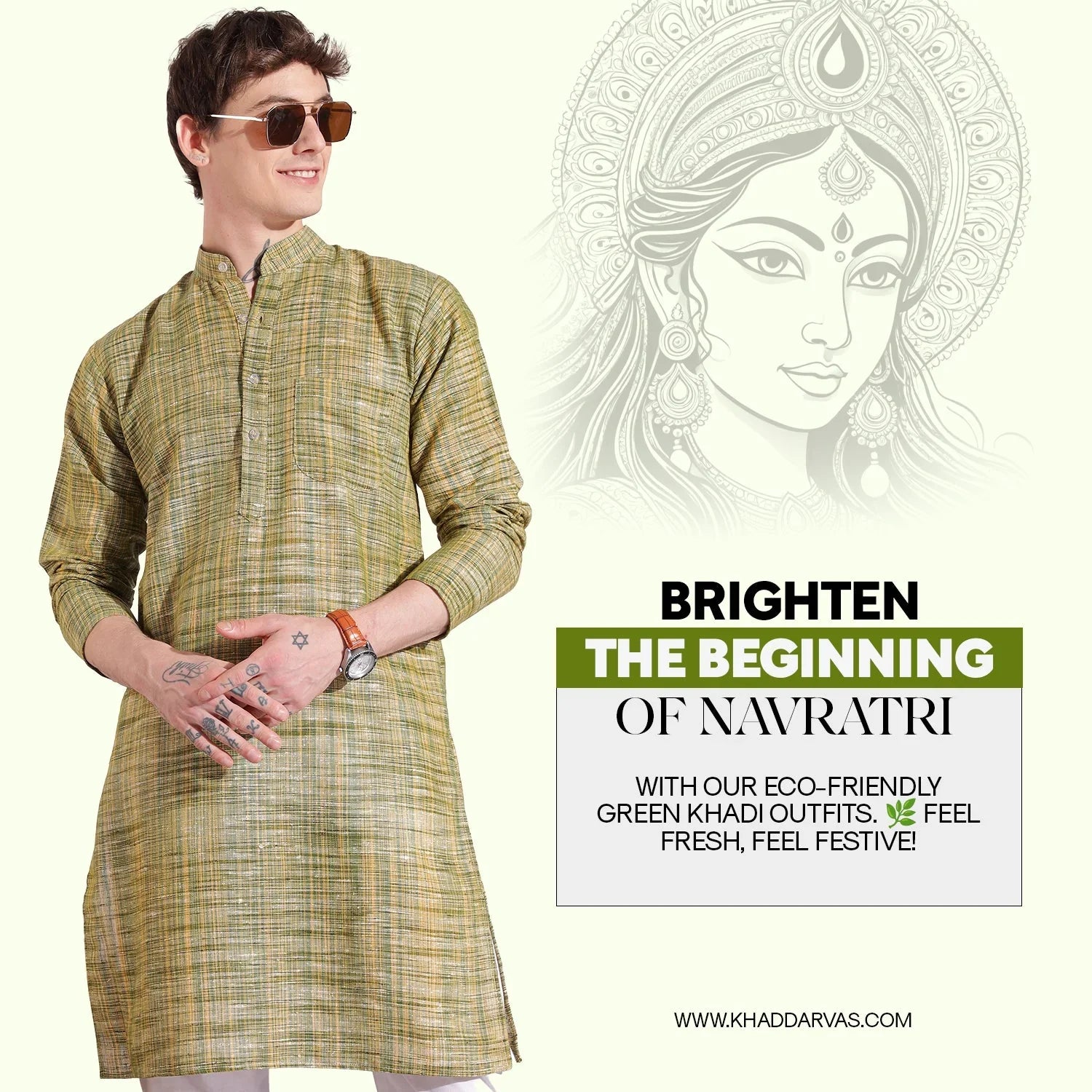 Navratri Khadi Kurtas - Festive Traditional Wear
