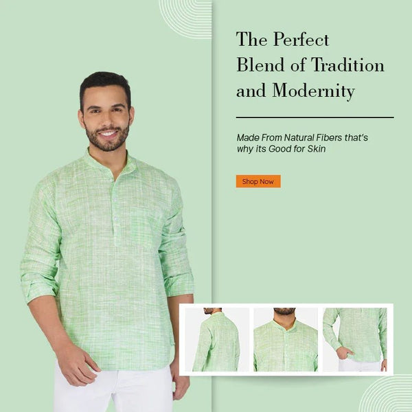 Shop Our Comfortable Casual Kurta for Men Today