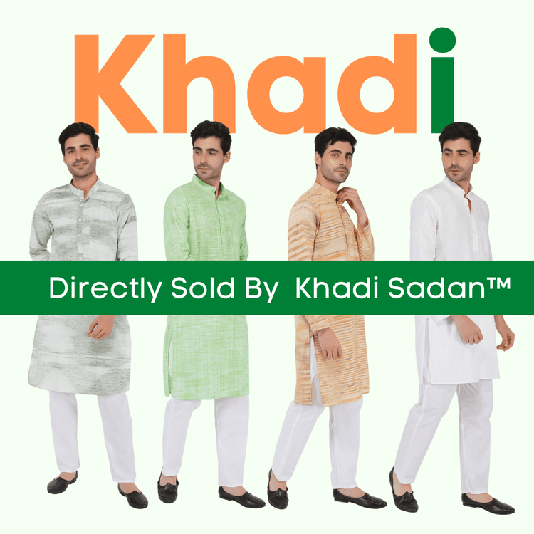 Buy Khadi Mens Shirts | Kurtas | Short Kurta | Joggers - Khadi Sadan